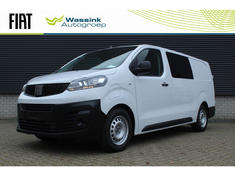 Fiat Scudo 5-deurs 75kWh L3H1 Dubbele Cabine | Navi | Cruise | Airco | 5-ZITS | VOORRAAD!